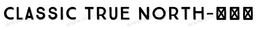 classic true north字体转换